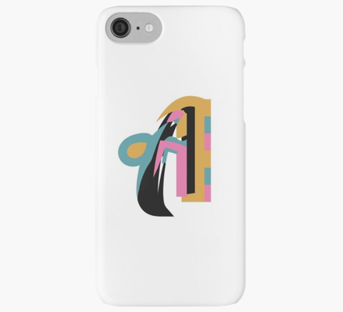 Alphabet GoldFeather collection iPhone Cases and Skins