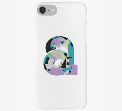 /Alphabet Pastel Abstract Illustration iPhone Cases and Skins